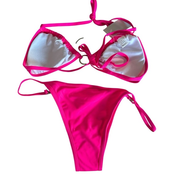 Glamorous Pink Sequin Bikini Set - Picture 3 of 5